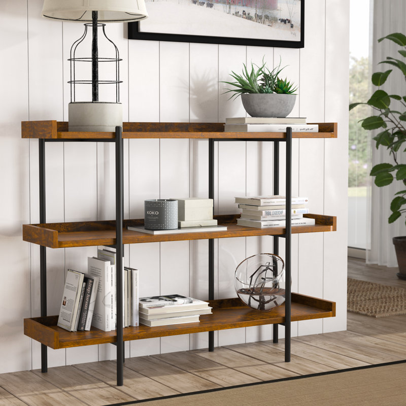 Gracie Oaks Calona Modern Etagere Bookcase & Reviews Wayfair